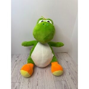 Nintendo Super Mario Yoshi Plush Stuffed Animal Green Orange White Large